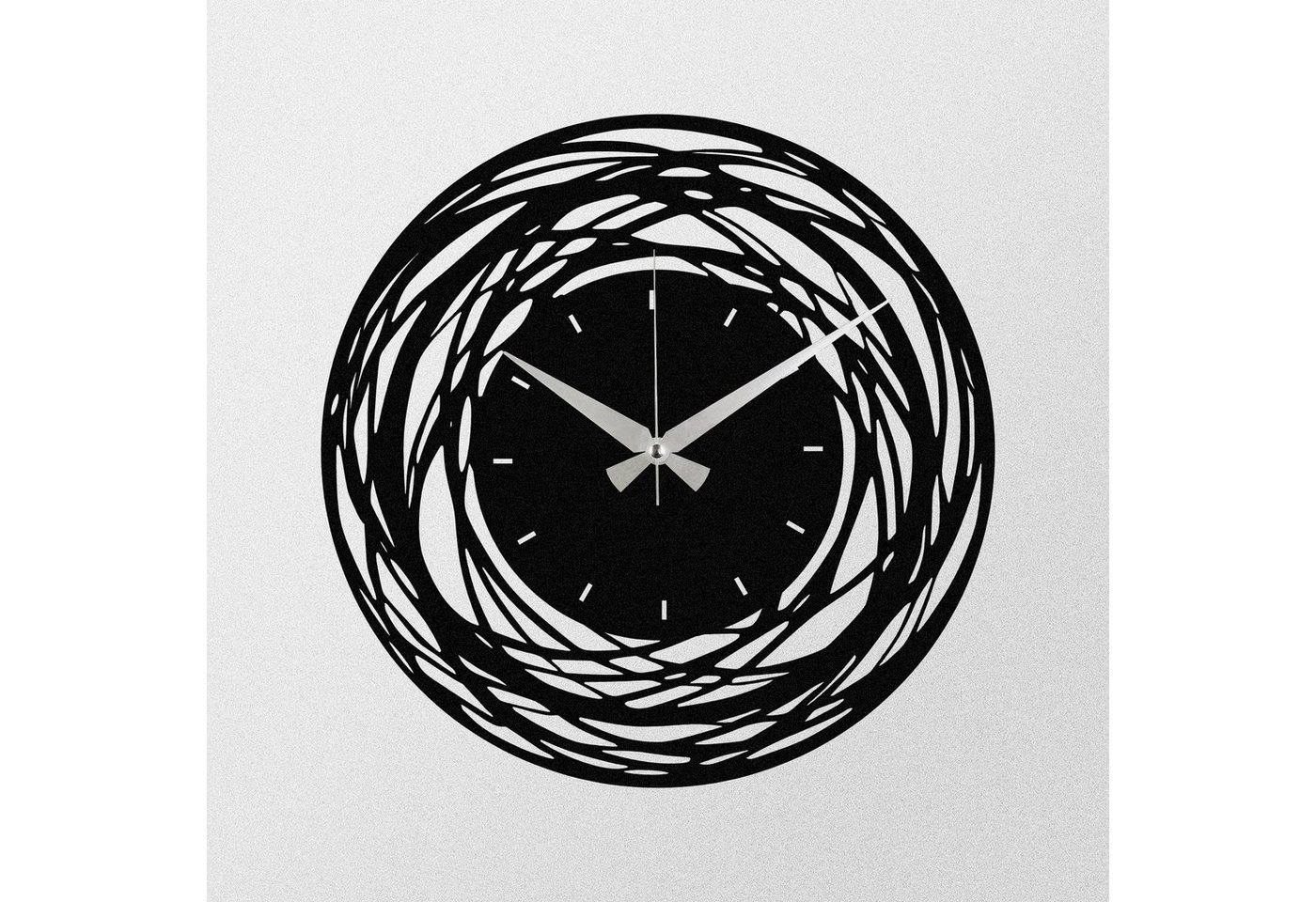 Wallity Wanduhr 100% METAL (Thickness: 1,2mm), 48 x 48 cm Z1422 – Bild 5 von 5