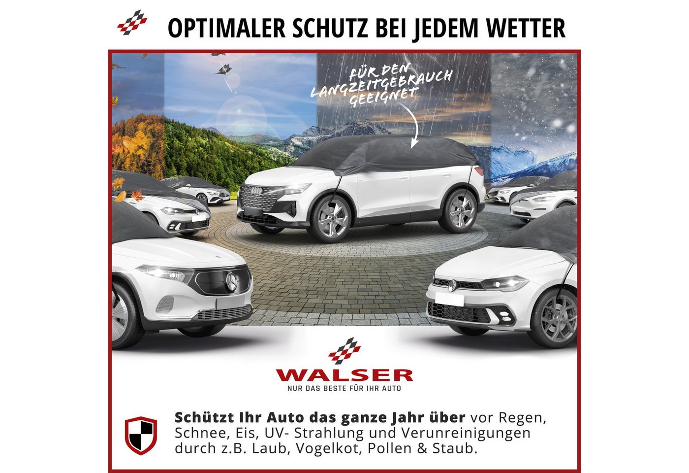 WALSER Autoplane All Weather Basic halb L (1-St., 1 Stück) – Bild 2 von 5