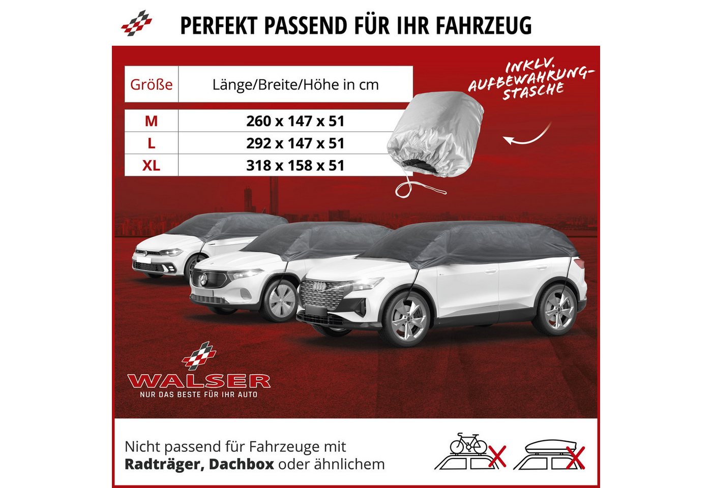 WALSER Autoplane All Weather Basic halb L (1-St., 1 Stück) – Bild 5 von 5