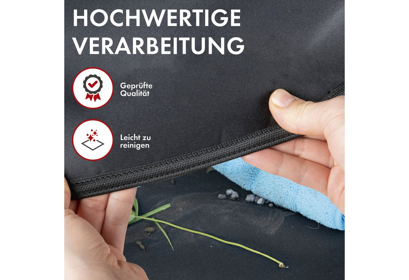 WALSER Autositzauflage Sitzaufleger Neopren, 1 Stück, 1-tlg. – Bild 4 von 5
