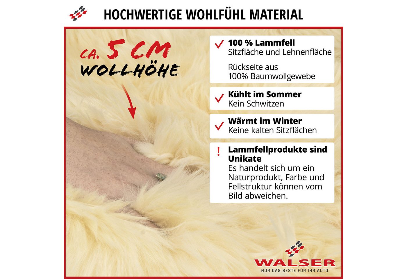 WALSER Autositzbezug Autositzaufleger Marla, 1 Stück, 1-tlg. – Bild 3 von 5