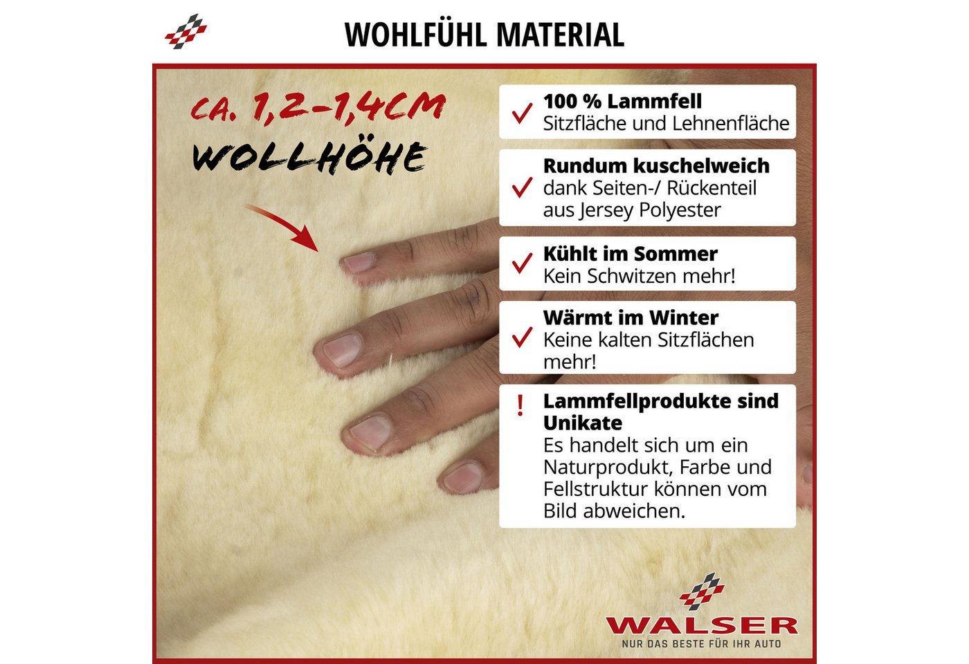 WALSER Autositzbezug Autositzbezug Zoya, 1 Vordersitzbezug 1tlg, 1-tlg. – Bild 3 von 5