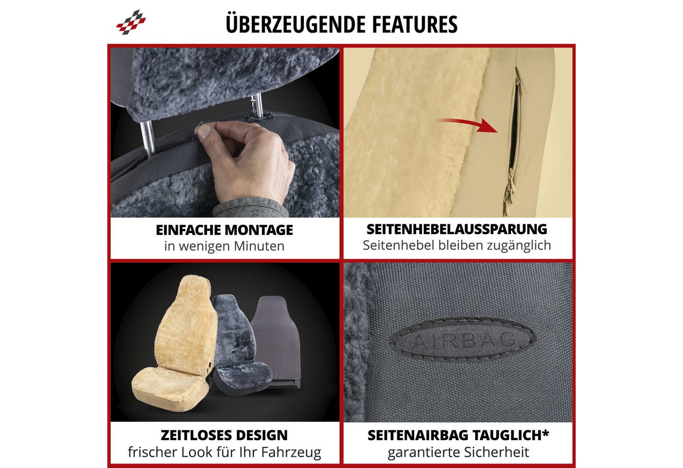 WALSER Autositzbezug Autositzbezug Zoya, 1 Vordersitzbezug 1tlg, 1-tlg. – Bild 5 von 5
