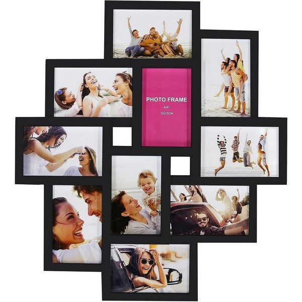 Walther Design Bilderrahmen Collage SUNSET, Bildformat 10x15 cm, für 10 Bilder