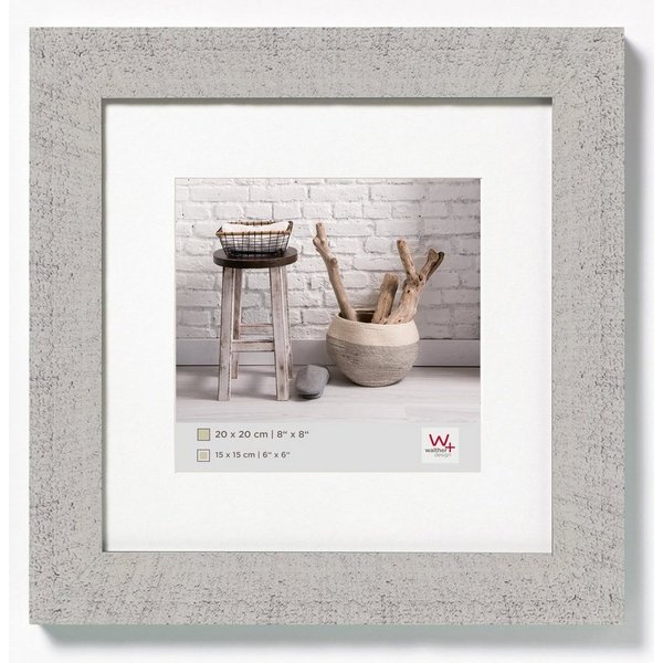 Walther Design Bilderrahmen Holzrahmen Home - quadratische Formate (20x20, 30x30 und 40x40 cm)