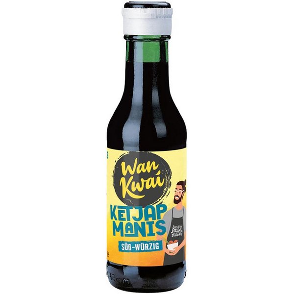 Wan Kwai Saucen, Wan Kwai Ketjap Manis Würzsauce nach indonesischer Art mild 125ml