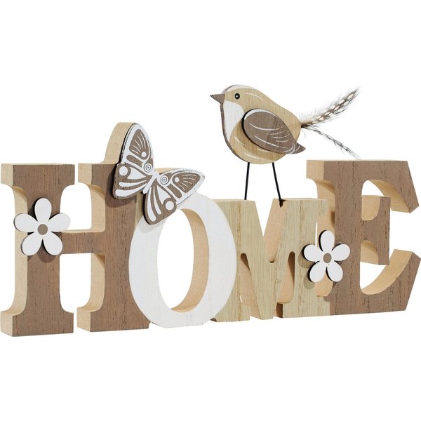 Wanddekoobjekt Deko-Schriftzug "Home", Schriftzug