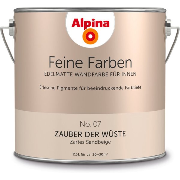 07 Zauber der Wüste innen zartes sandbeige edelmatt beige, 2.5l
