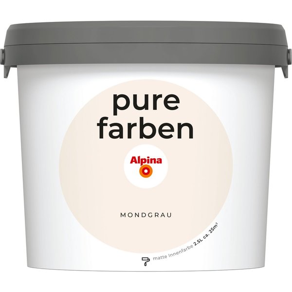 mondgrau innen grau, 2.5l