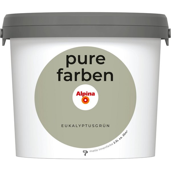 eukalyptusgrün innen grün, 2.5l