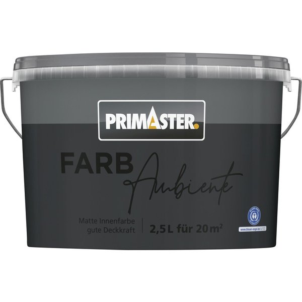 Primaster Wandfarbe Primaster Farbambiente Wandfarbe matt anthrazit