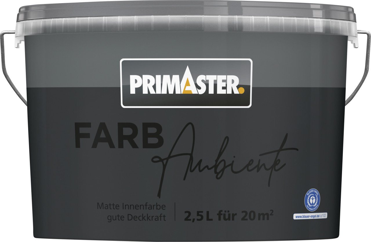 Primaster Wandfarbe Primaster Farbambiente Wandfarbe matt anthrazit – Bild 2 von 2