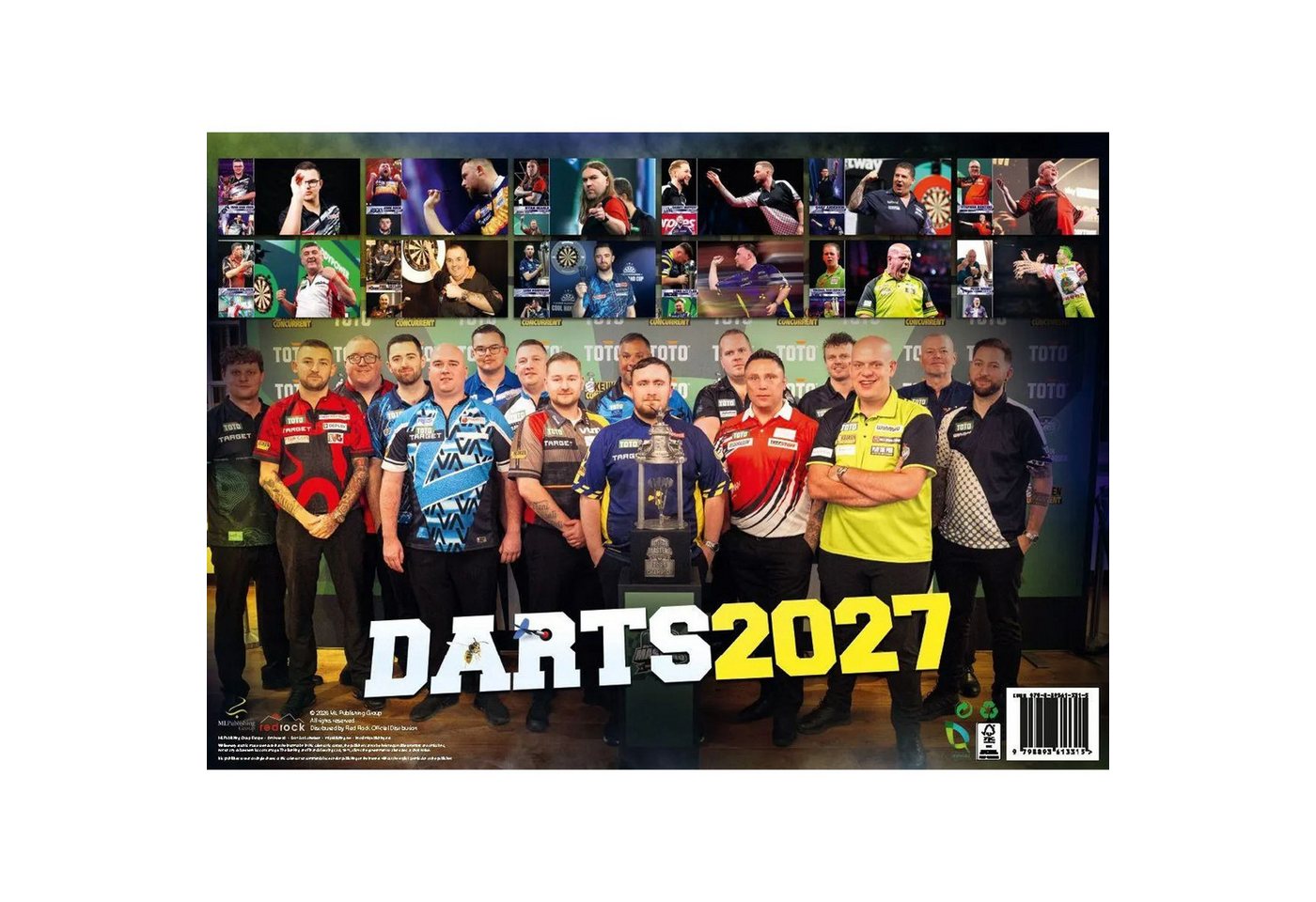 Wandkalender Darts Kalender 2027 – Bild 2 von 5