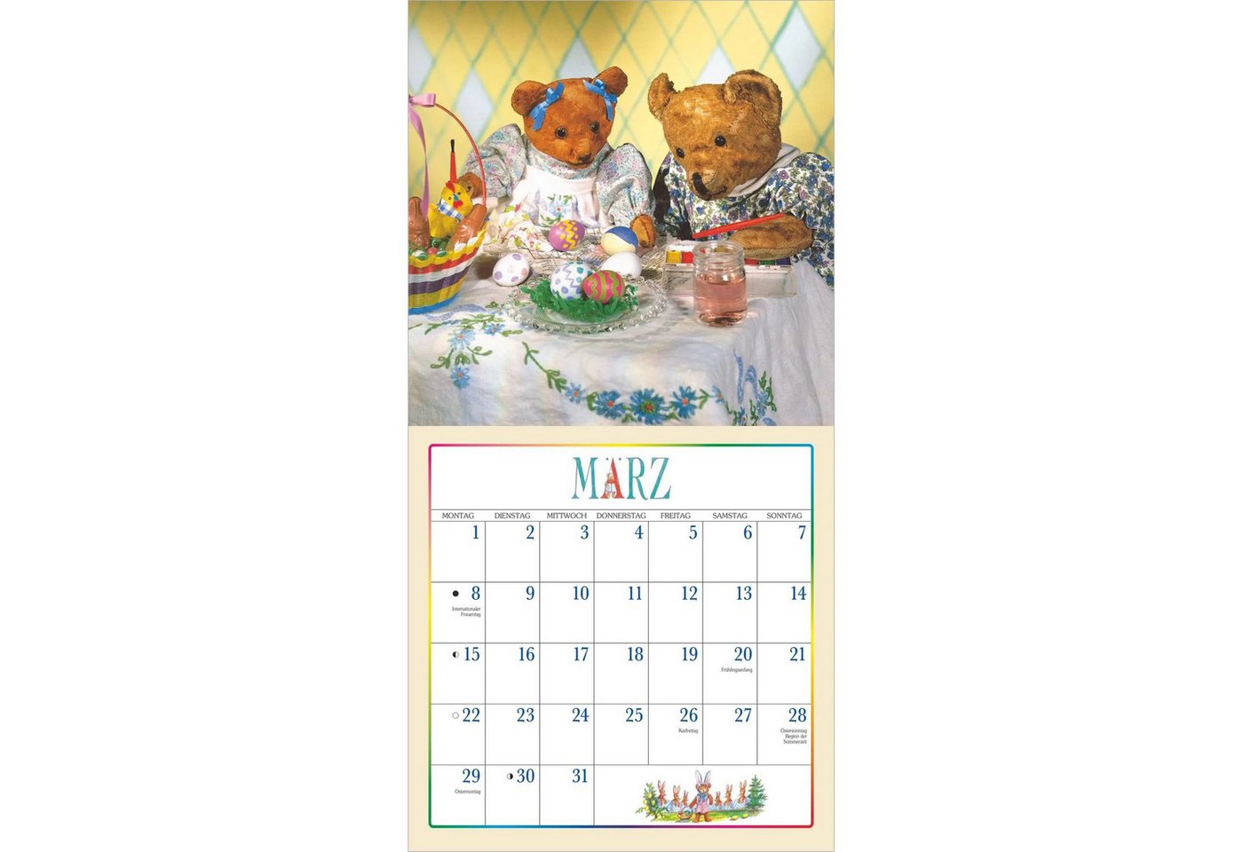 Wandkalender Der Teddybär Kalender 2027 – Bild 3 von 5