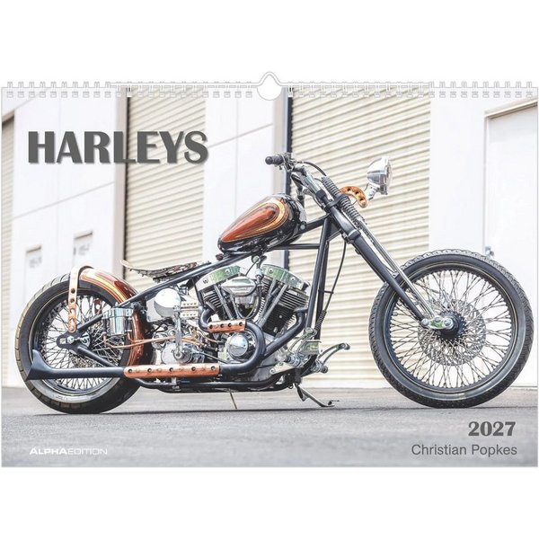 Wandkalender Harleys 2027