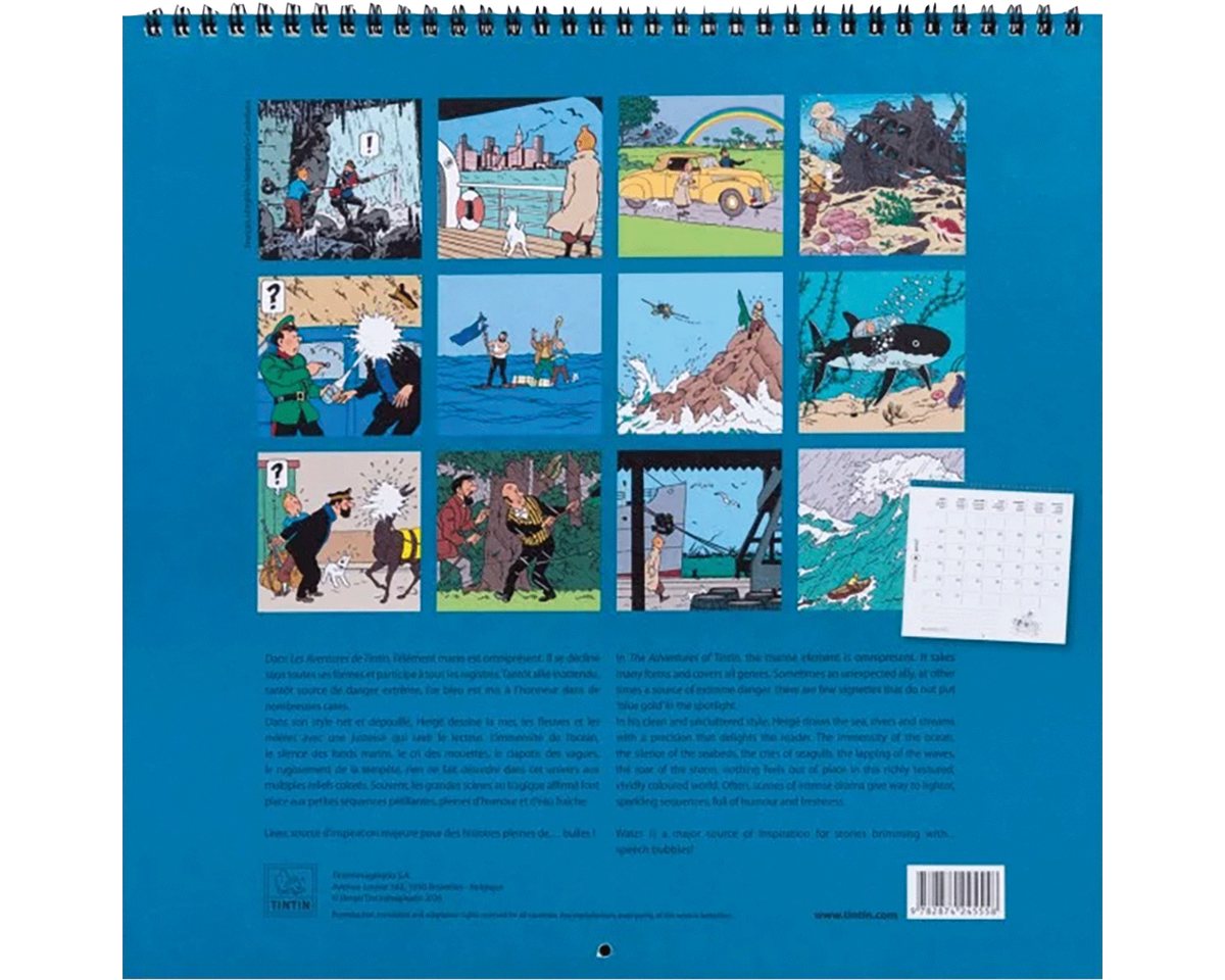 Wandkalender Tim und Struppi Kalender 2027. – Bild 5 von 5