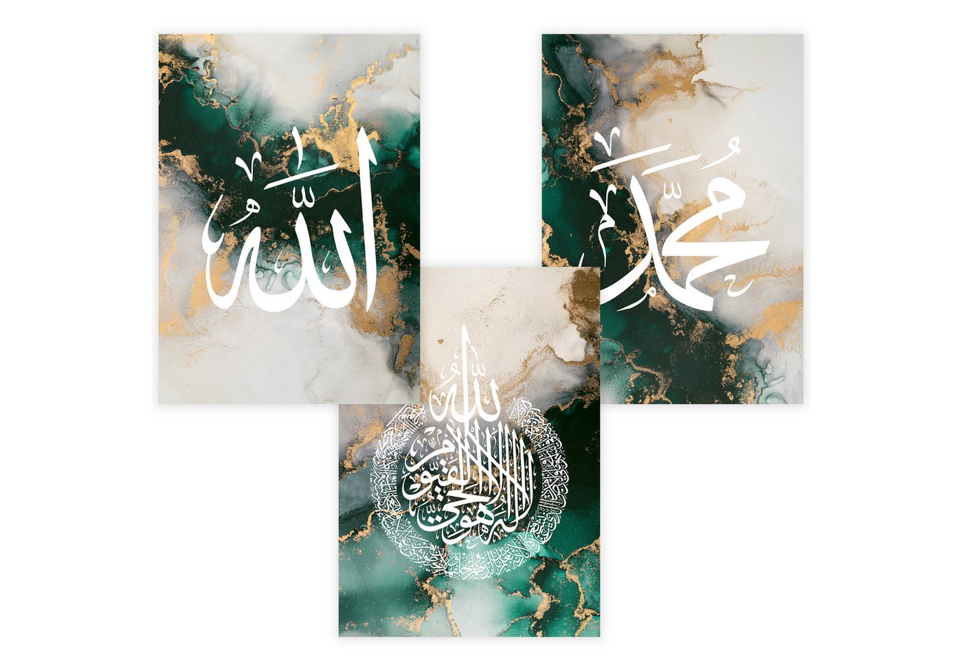 WANDKIND Poster Allah Muhammad Set Premium IP710, Islamisches Poster – Bild 4 von 4