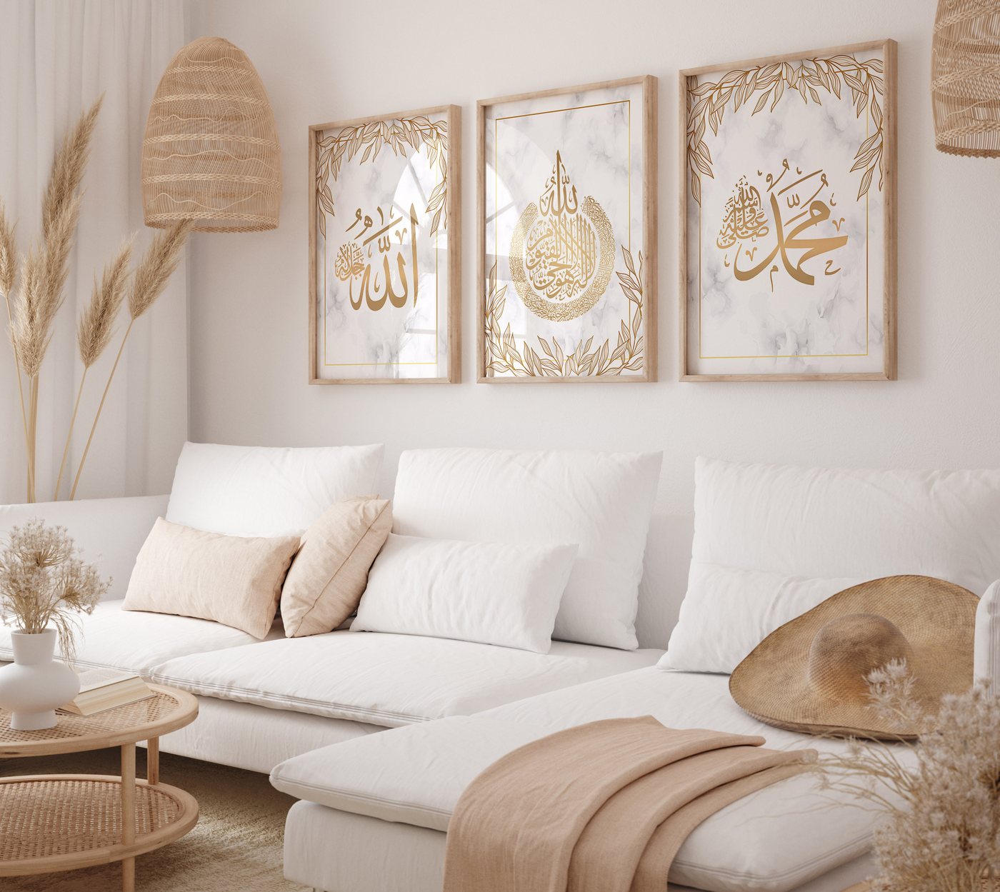 WANDKIND Poster Allah & Muhammad Set Premium IP719, Islamische Poster – Bild 3 von 4