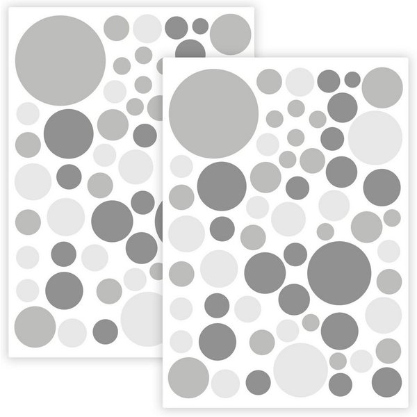 WANDKIND Wandtattoo Kreise Set 120 Stück V283