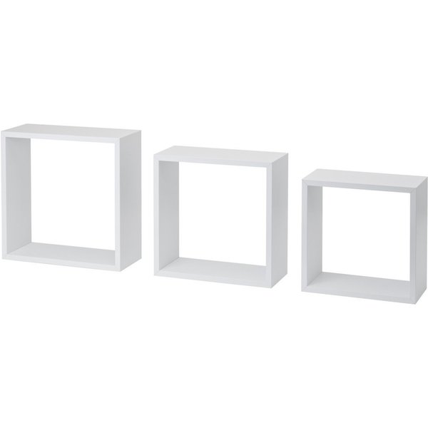 Dolle Wandregal Dolle Würfelregal Frame 30 x 30 cm weiß 3er-Set