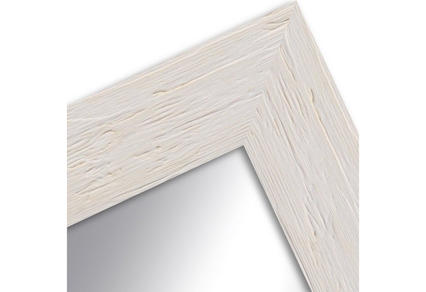 WANDStyle Wandspiegel H780, Vintage Spiegel Weiß 50x60 cm, Wandspiegel, Ganzkörperspiegel Groß – Bild 2 von 5
