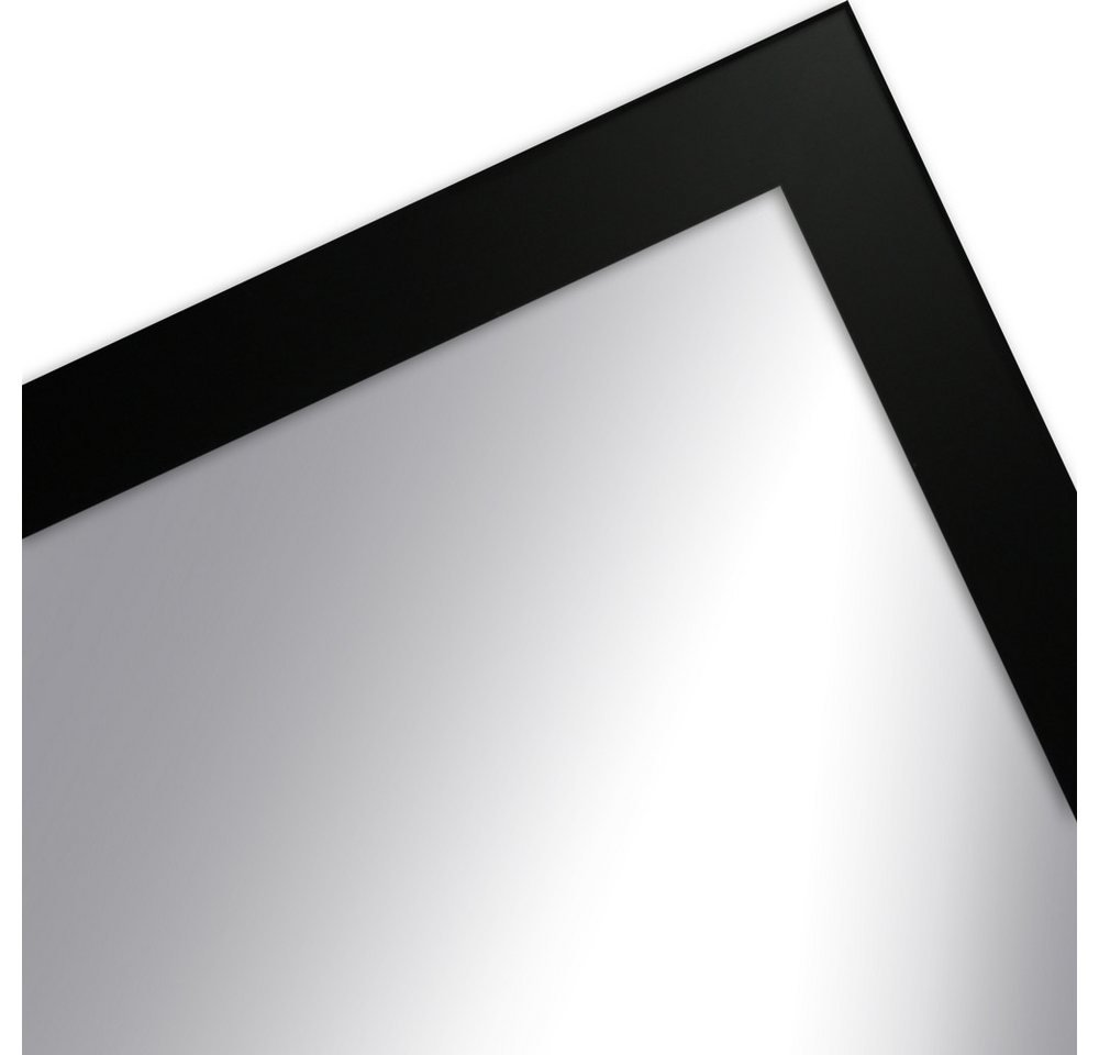 WANDStyle Wandspiegel H960, Großer Spiegel Schwarz 43x53 cm, Wandspiegel groß, Ganzkörperspiegel – Bild 2 von 5