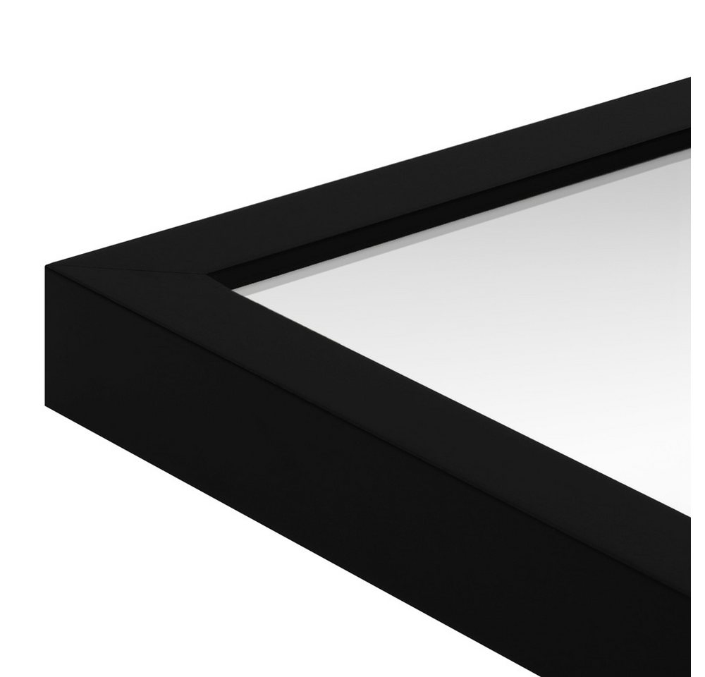 WANDStyle Wandspiegel H960, Großer Spiegel Schwarz 43x53 cm, Wandspiegel groß, Ganzkörperspiegel – Bild 3 von 5
