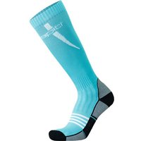 WAPITI Run RS07 Merino Compression - Laufsocken Kompression, Größe 45-47 in Blau