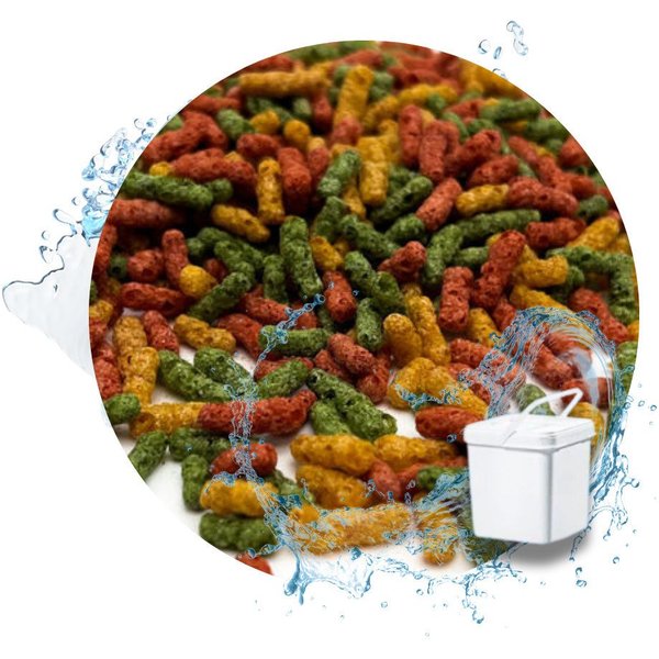 Warnick´s Tierfutterservice Premium Teichsticks 4mm - bunt für Koi´s & andere Zierfische, Alleinfuttermittel für: Koi, Goldfische, andere Teichfische, andere Ga