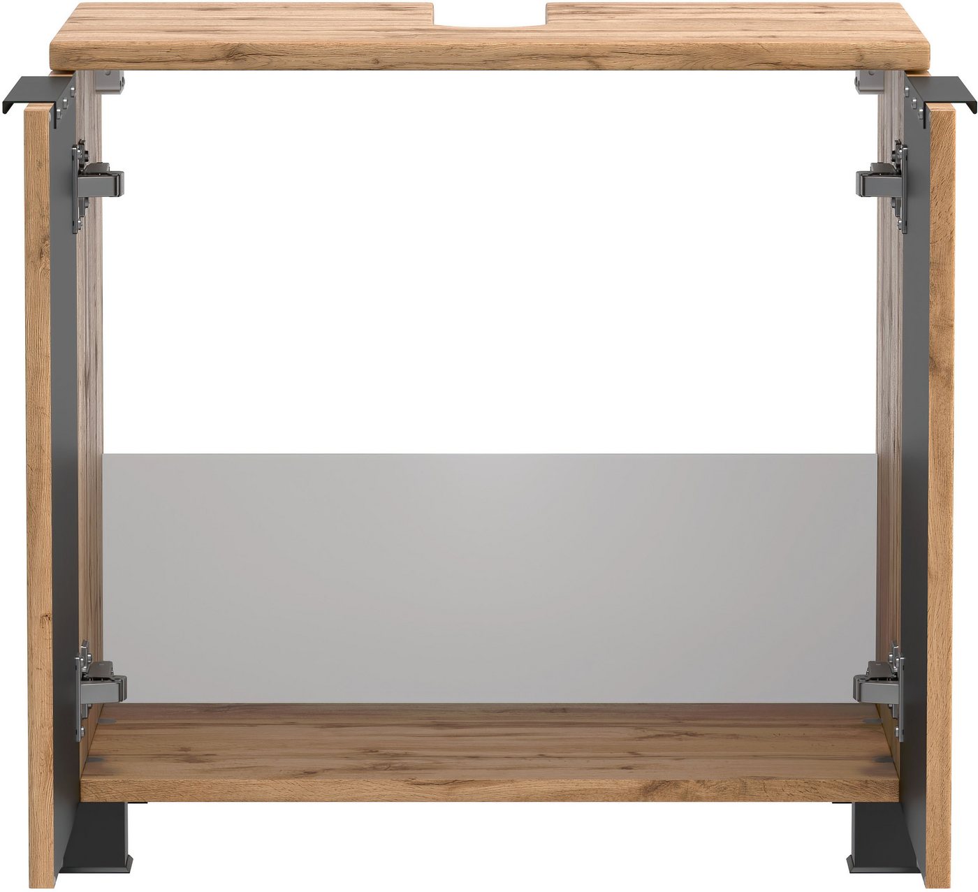 welltime Waschbeckenunterschrank Welltime, Breite 60 cm, 2-türig, gedämpft – Bild 4 von 5