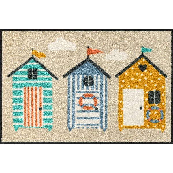 wash+dry by Kleen-Tex Fußmatte Beachhut, rechteckig