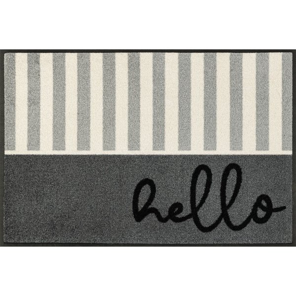 wash+dry by Kleen-Tex Fußmatte Hello Stripes, rechteckig, Höhe: 7 mm