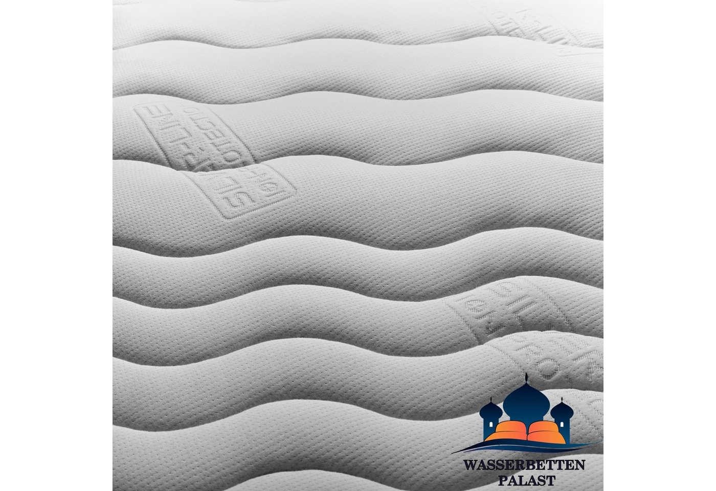 Wasserbetten-Palast, Wasserbett Premium Comfort Wasserbettbezug Silver-Line ION-Protection – Bild 2 von 5