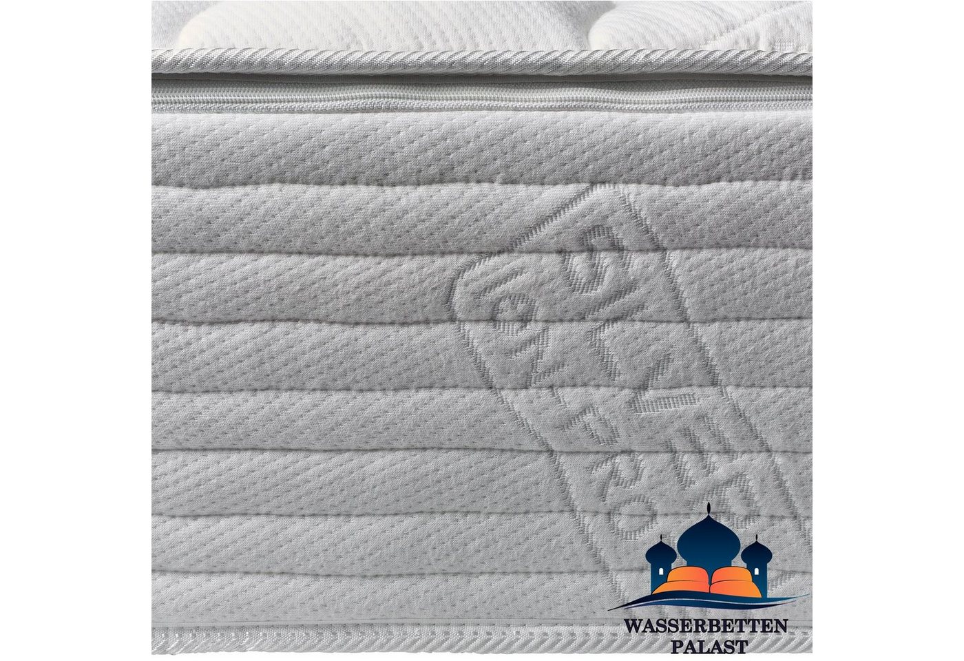 Wasserbetten-Palast, Wasserbett Premium Comfort Wasserbettbezug Silver-Line ION-Protection – Bild 3 von 5