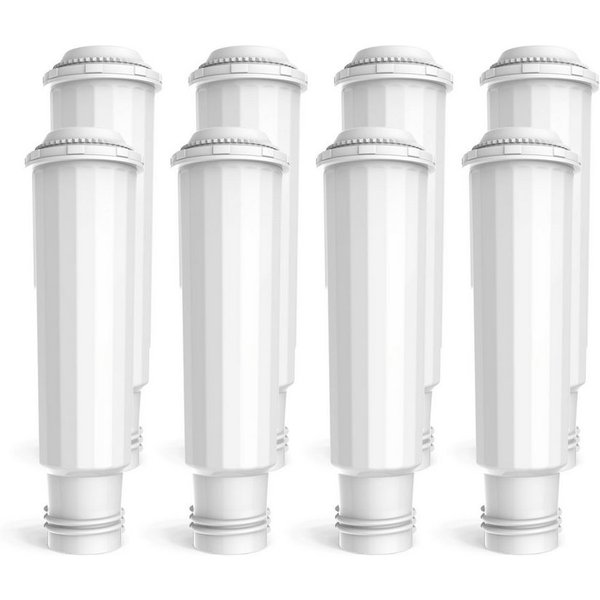 Comedes Wasserfilter Comedes 8er Set kompatibel Krups, Melitta und Nivona Kaffeeautomaten, Zubehör für ähnlich wie Krups Claris F-088, Nivona NIRF 700, Jura 752