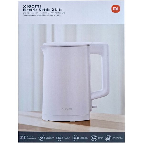 Xiaomi Wasserkocher Xiaomi BHR9036EU Wasserkocher 1,5L 1500W weiß