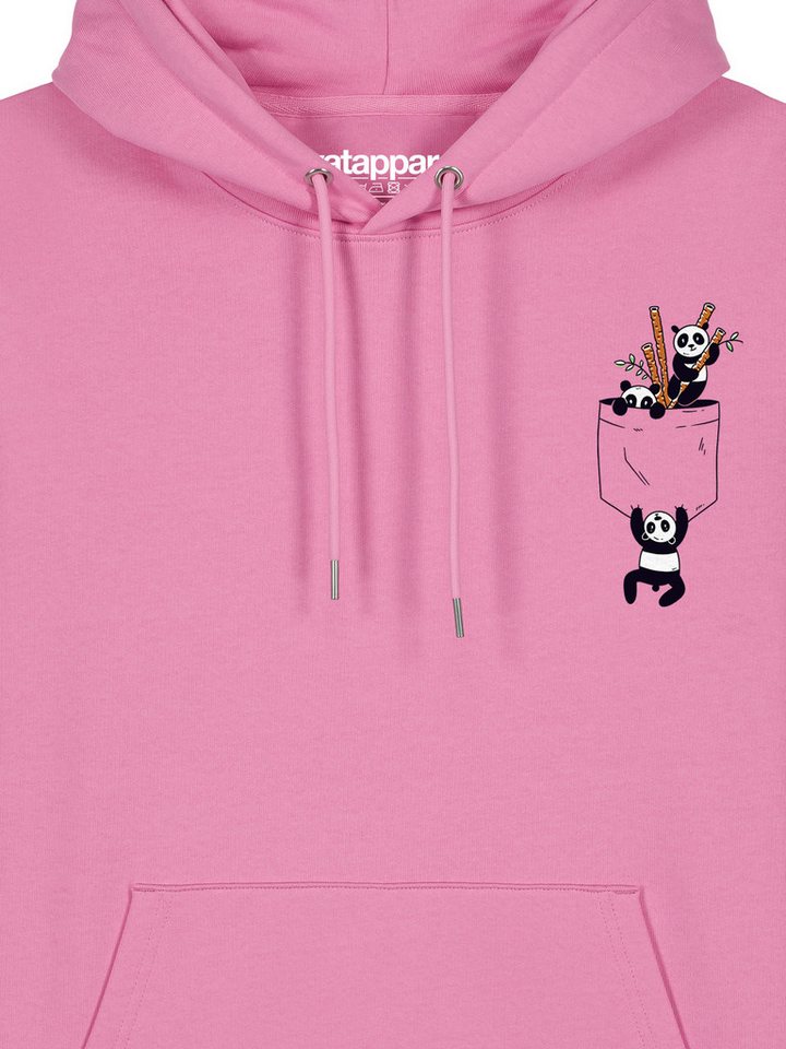 wat? Apparel Hoodie Pocket Pandas – Bild 3 von 4