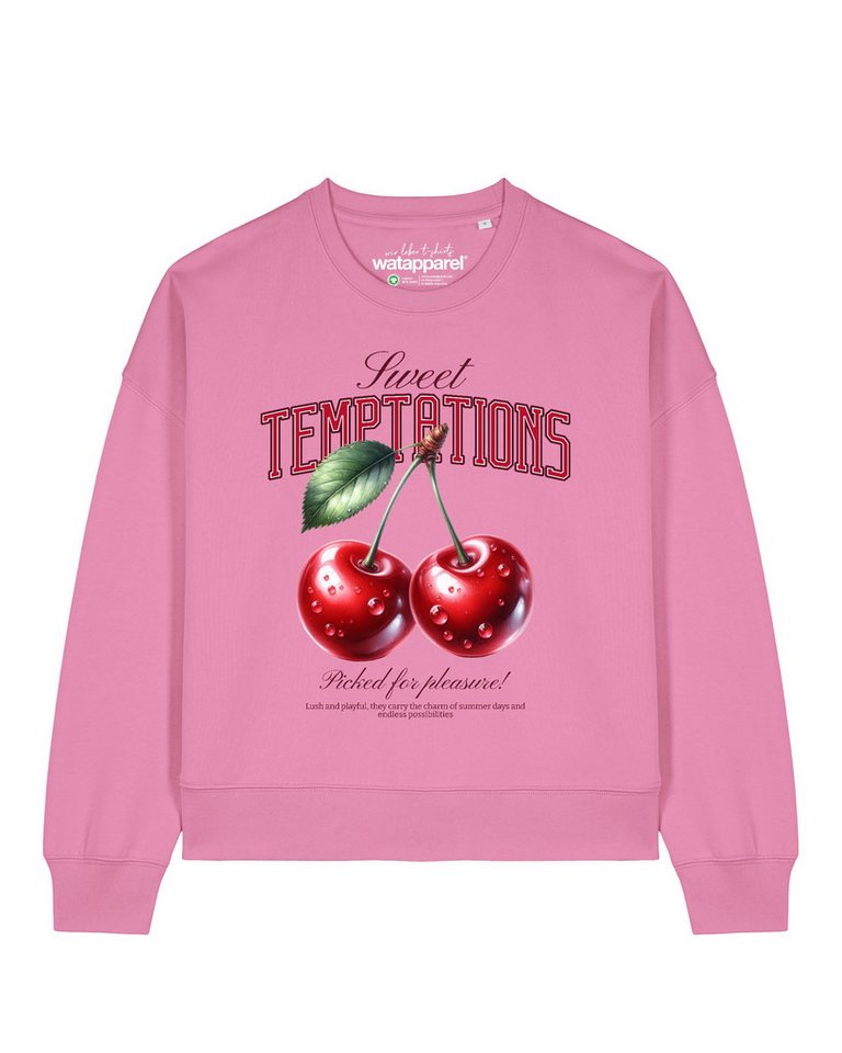 wat? Apparel Sweatshirt Sweet Temptations – Bild 2 von 3