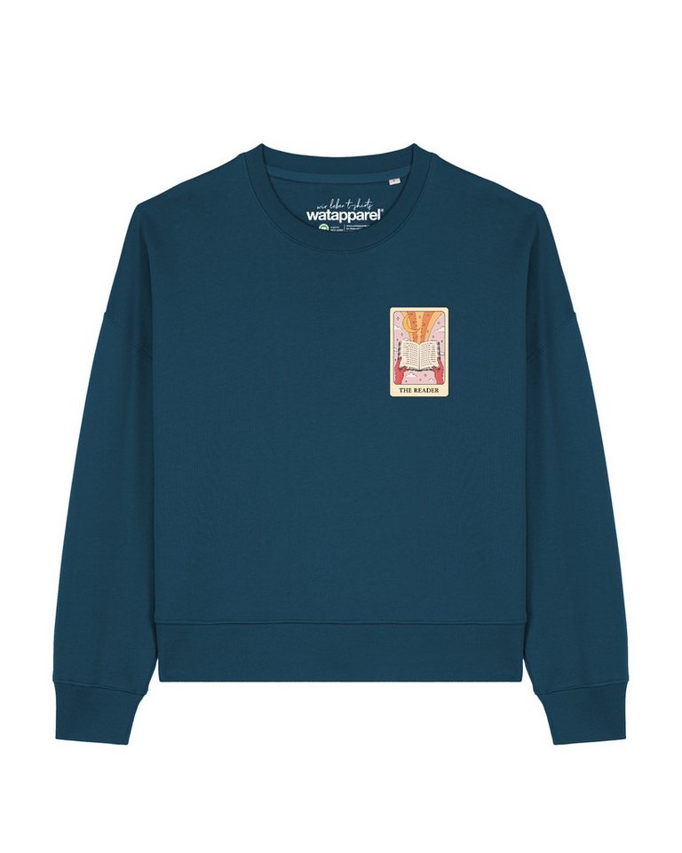 wat? Apparel Sweatshirt Tarot The Reader – Bild 2 von 3