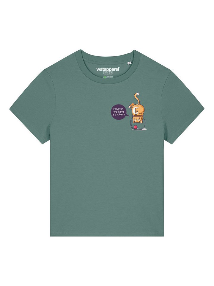 wat? Apparel T-Shirt Funny Cat – Bild 2 von 4