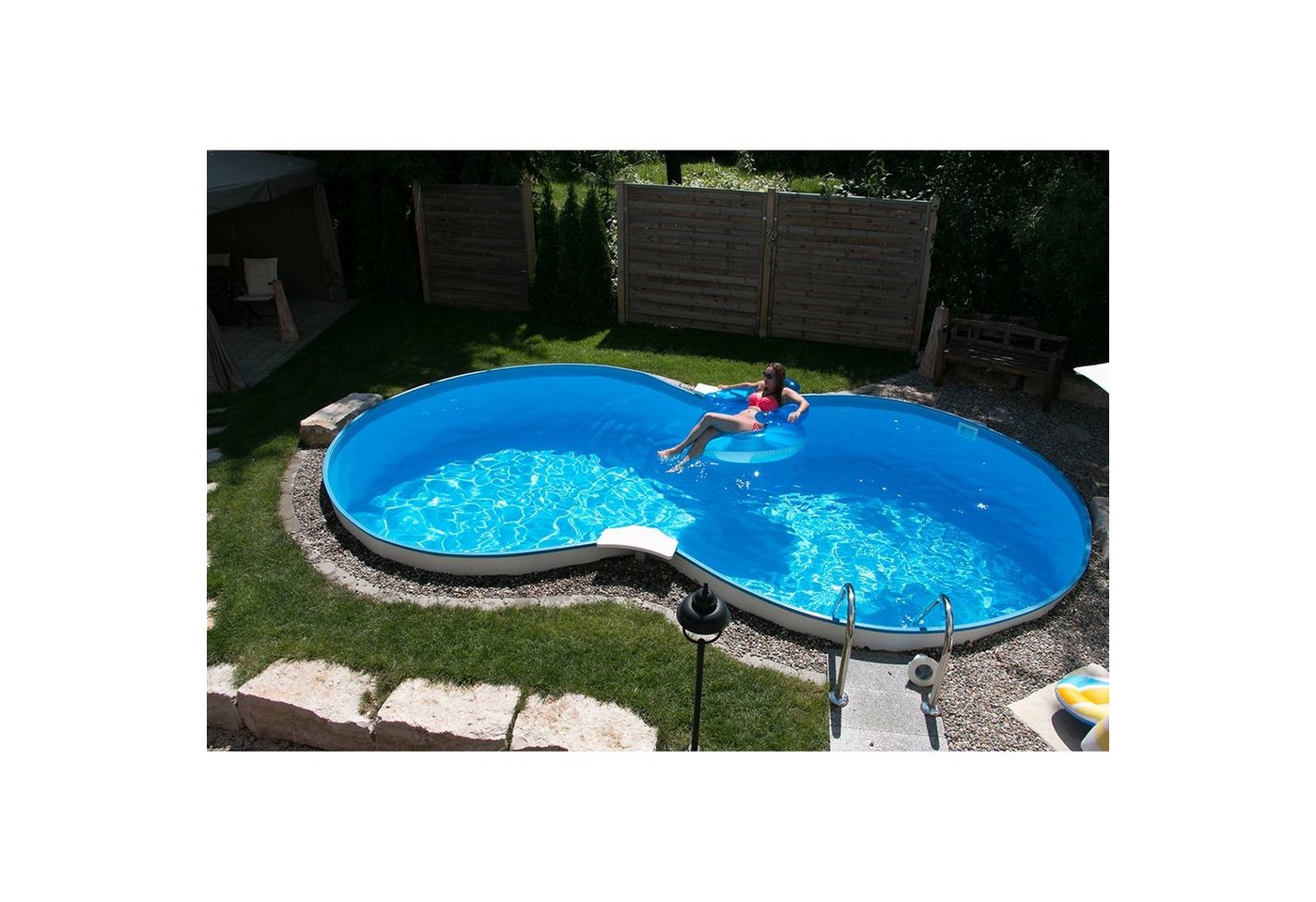 Waterman Poolinnenhülle Poolinnenhüllen achtform 0,6 mm 120 cm Tiefe Keilb, 0,6 mm Stärke, für achtform, (1-St), Keilbiese – Bild 3 von 4
