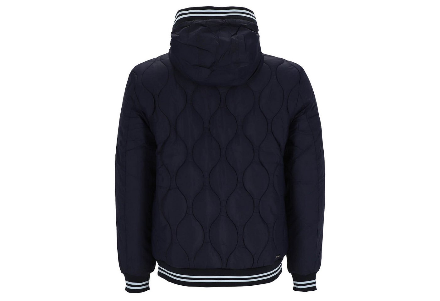 Wattlöper Steppjacke 62371SH Herren Jacke gesteppt mit Kapuze - Übergangsjacke Herrenjacke Modische Zwiebel-Steppung, Frontreißverschluss, Reißverschlusstaschen – Bild 5 von 5