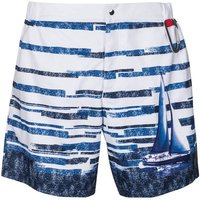WAVEBREAKER Herren Badebermuda Shorts, Größe XL in Grün
