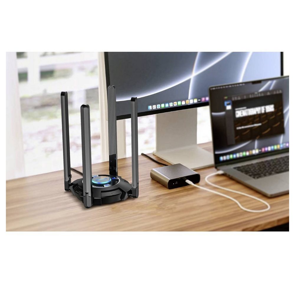 Wavlink WLAN Adapter WS-WN695X2 Netzwerk-Adapter – Bild 4 von 4