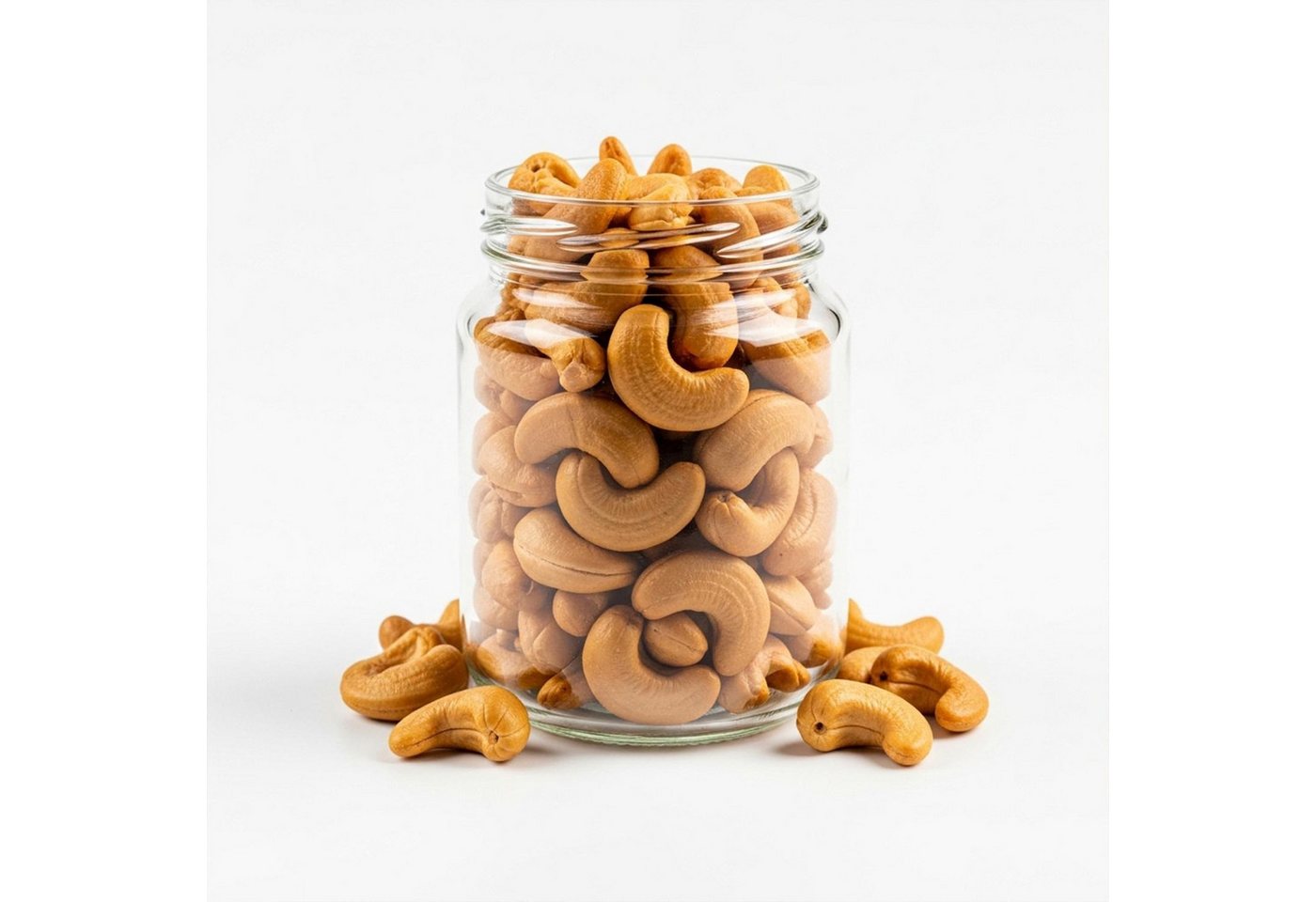 We_Natur Knabberei Cashewkerne, geröstet und gesalzen 800gr, 800 g, 100 % Natürlich, Neue Ernte – Bild 5 von 5