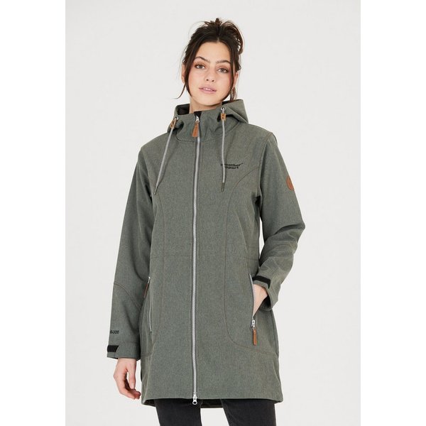 WEATHER REPORT Softshelljacke Lilan mit langem Schnitt und wasserdichter Funktion