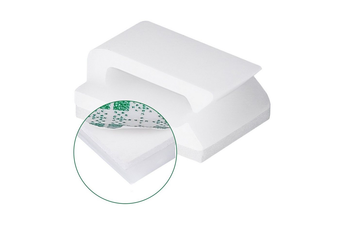 WEBBOMB Kabelverbinder-Sortiment 40/100 x Kabelclips Kabelklemmen Kabelhalter Kabelbinder selbstklebend, 40-tlg. – Bild 2 von 5