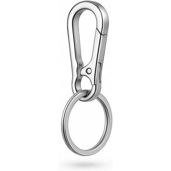 WEBBOMB Karabiner Schlüsselkarabiner robust 10 Schlüsselringe keychain Schlüsselanhänger