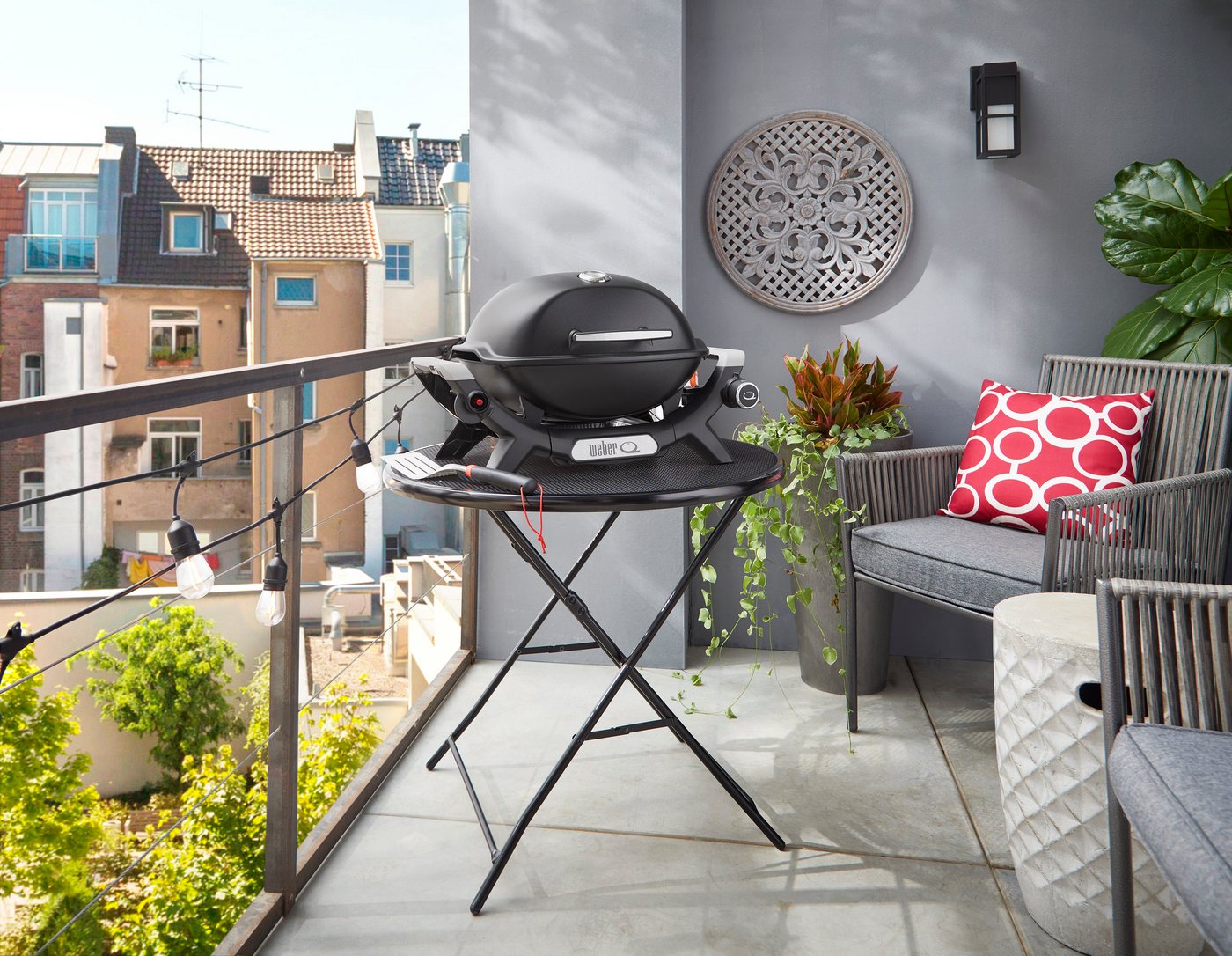 Weber Gasgrill Q1100N, Mit Deckelthermometer – Bild 4 von 5