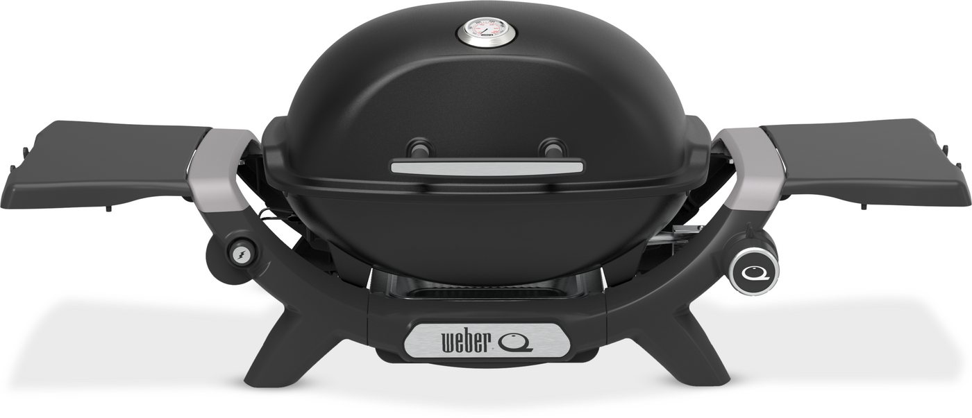 Weber Gasgrill Q1200N, Mit Deckelthermometer und abnehmbaren Seitentischen – Bild 2 von 3